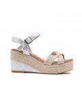 Women's high heel espadrilles