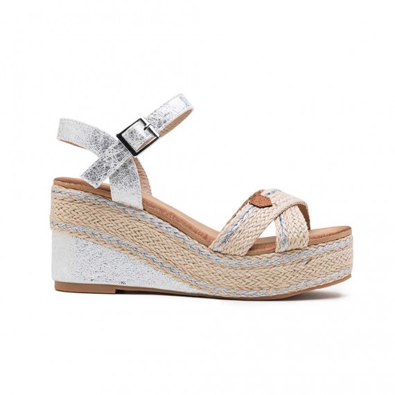 Women's high heel espadrilles