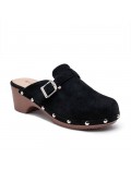 Women's heeled clog sandal