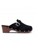 Women's heeled clog sandal