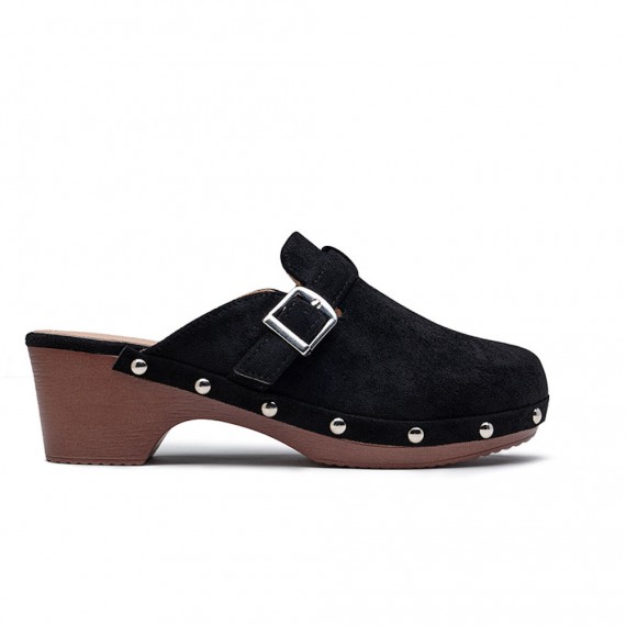 Women's heeled clog sandal