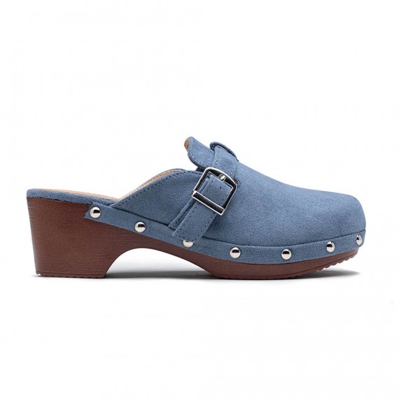 Women's heeled clog sandal