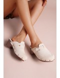 Women's heeled clog sandal