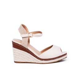 Women's high heel espadrilles