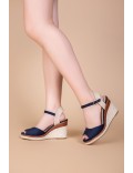 Women's high heel espadrilles