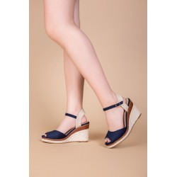 Women's high heel espadrilles