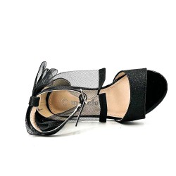 Girl's mixed materials sandal