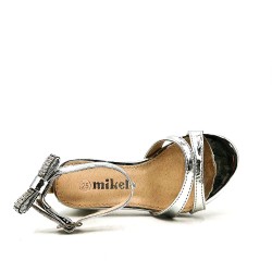 Girl's mixed materials sandal