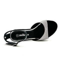 Girl's mixed materials sandal