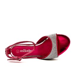 Girl's mixed materials sandal