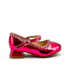 Girl's heeled pump