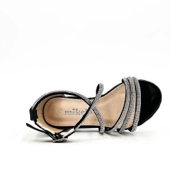 Girl's mixed materials sandal