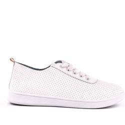 Grande Taille 38-43- basket comfort en simili cuir pour femme