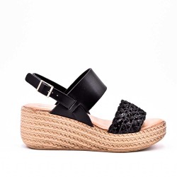 Women's heeled clog sandal