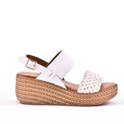 Women's heeled clog sandal