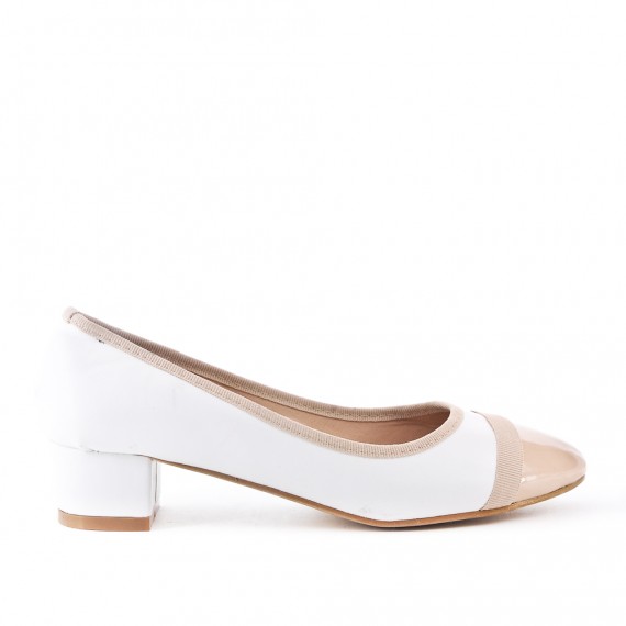 small beige heels