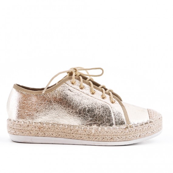 espadrilles à lacets